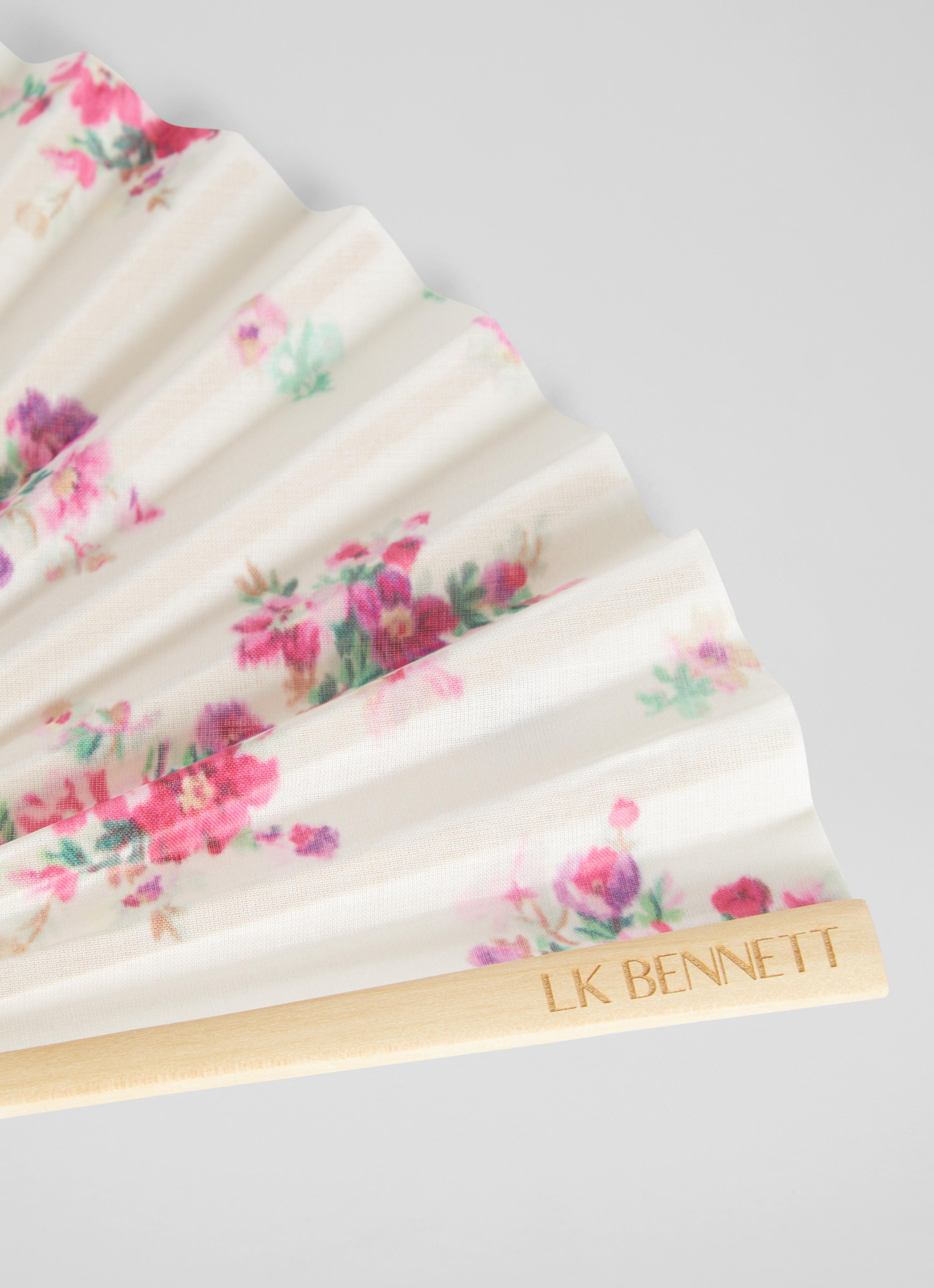 Alissa Bouquet Print Foldable Fan Sale Collections L.K.Bennett London